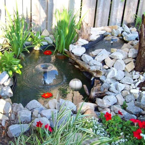 DOMICA 15W Submersible Fountain Pump with LED Lights/Ultra Quiet 220GPH (800L/H) - Picture 2 of 8